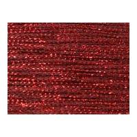 1mm decorative glitter thread 10m dark red