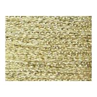 1mm Decorative Glitter Thread 10m Pale Gold