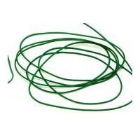 1mm round coloured elastic cord green