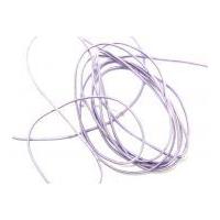 1mm Round Coloured Elastic Cord Lilac