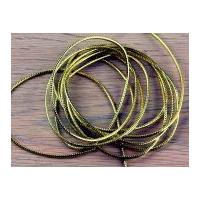 1mm Fine Metallic Cord Gold