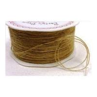 1mm Bertie's Bows Jute Hessian Cord Natural