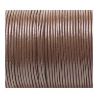 1mm craft factory leather thonging cord brown