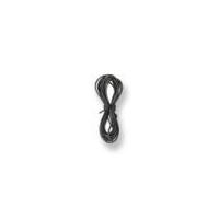 1mm impex leather thonging cord black