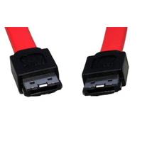 1m SATA M-M Straight-Straight Red Data Cable