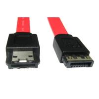 1m sata m m right angle straight red data cable