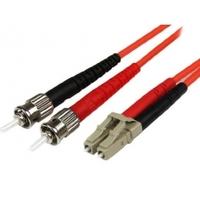 1m multimode 50125 duplex fiber patch cable lc st