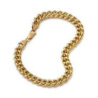 1oz rolled gold curb bracelet