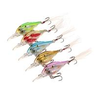 1pcs 7cm/6g Fishing Lure Artificial Bait Fly Fishing Lures Hard Feather Swimbaits