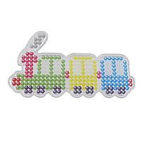 1pcs template clear perler beads pegboard colorful train pattern for 5 ...