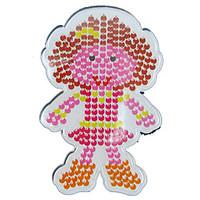 1pcs template clear perler beads pegboard girl daughter pattern for 5m ...