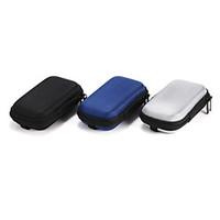 1Pc SD Hold Case Storage Carrying Hard Fiber Bag Box for Earphone Headphone Earbuds 10.55.52cm Black Gray Blue