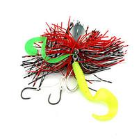 1pcs 40g Beards Lure Fishing Bait Random Colors