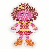 1pcs 5mm fuse beads clear template pegboard stencil woman mother shape ...
