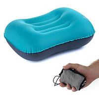 1pc Travel Pillow Portable Elastic for Travel Rest Polycarbonate-Blue Green Orange