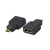1PCS New HDMI Female to Micro HDMI Male F/M Converter Adapter Connector HD TV Camera Free Shipping