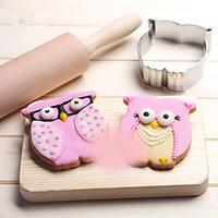 1pcs diy owl cutter cookie metal alloy cake bakeware mould cookie cutt ...