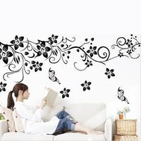 1Pcs Wall Art Decal Decoration Fashion Romantic Flower Wall Sticker Home Decor