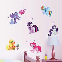 1Pcs 50Cm70Cm Kid Wall Stickers My Little Pony Wall Sticker Girls Sticker For Kids Room