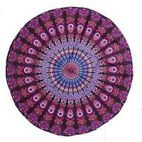 1pc 150150cm round beach towel table cloth chiffon beach towelbohemian ...