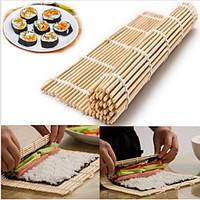 1pcs Sushi Rolling Roller Mat Sushi Roll Maker House Kitchen DIY Bamboo Sushi Mat