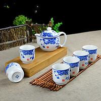 1PC Slap-Up Atmospheric Family Entertainment Ceramics Tea set SEVEN-PIECE Cup Teapot