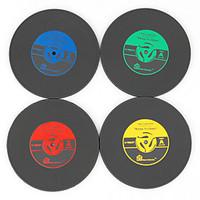 1Pcs Vintage Vinyl Coasters Groovy CD Record Table Bar Drinks Cup Mat (Ramdon Color)