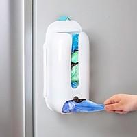 1Pcs Home Useful Wall Mount Plastic Carrier Bag Storage Container Holder Organizer Recycle Box Random Color