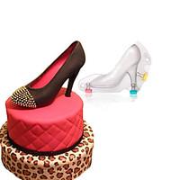 1Pcs Baking DIY 3D Fondant High Heel Shoe Chocolate Mold Cute Stereo Lady\'S Shoes Candy Mould Sugar Paste Mold For Cake Decoration