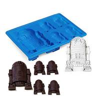 1Pcs New Durable Silicone R2D2 Ice Cube Mold Cookies Chocolate Suger Baking Mould DIY Kitchen Tool