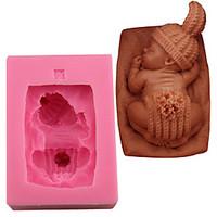 1Pcs DIY Cake Mould The Baby Was Lying Mold For Make Chocolate Or Cake High Quality 8.86.24.2Cm