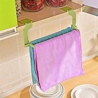 1pcs seamless paste perforation free towel rack hanging towel kitchen  ...