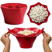 1pcs microwaveable popcorn maker pop corn bowl with lid microwave safe ...