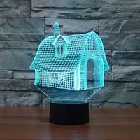 1PC 7-Color Led Lamp 3D Light Color Vision Stereo Colorful Gradient Acrylic Lamp Night Light Vision