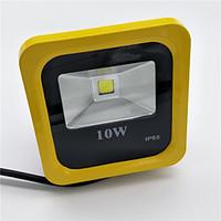 1pcs 10W Yellow Color Led Floodlight IP65 Warm/Cool White Waterproof Spotlight Outdoor Garden Lamp Floodlight Lighting AC85-265V