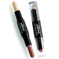 1PCS Double-end 2in1 Popfeel Pro Highlighter Bronzer Create 3D Facial Face Contour Concealer Full Cover Stick Blemish