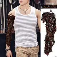 1Pcs New Full Arm Waterproof Temporary Tattoo Stickers Fake Paste Sticker Large Tattoo Sleeves For Women Men