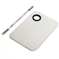 1Pcs Beauty Stainless Makeup Nail Eye Shadow Mixing Palette Spatula Cosmetic Tool