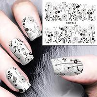 1pcs nail art sticker water transfer decals makeup cosmetic nail art d ...