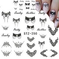 1pcs Lace Applique Nail Jewelry Watermark