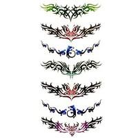 1pc Totem Style Butterfly Waterproof Tattoo Sample Mold Temporary Tattoos Sticker for Body Art(18.5cm8.5cm)