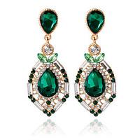 1pair/green Stud EarringsforWomen