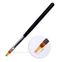 1pc black handle nylon hair ombre brush nail art brush uv gel professi ...