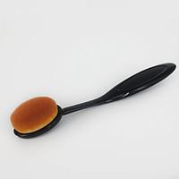 1pcs Oval Foundation Makeup Brush Nylon Synthetic Hair Professional Eco-friendly Limits bacteria Portable Plastic Face Others
