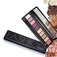 1Pc Shimmer Matte Natural Fashion Eye Shadow Make Up Light Eyeshadow Cosmetics Set With Brush 10 Colors Novo Eye Makeup Palette