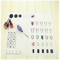 1Pcs Pad Of Nail Tools Rosh Reach FDA Manicure Polish Mat Printing Special Fingernail Coloring Pad