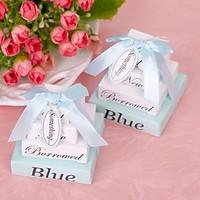 1pcs Something Blue Memo Favors 5 x 5 x 5 cm/pcs Beter Gifts Recipient Gifts - Bridal Shower Favors