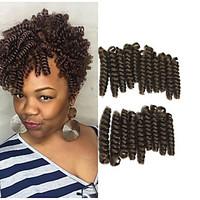 1pack new curlkalon crochet braids Toni curl 10inch synthetic kanekalon braiding hair 20 roots/pack curls bouncy twist crochet hair 5packs make head