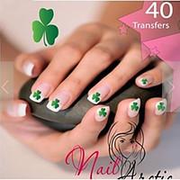 1PCS Four-leaf Clover Nail Stickers