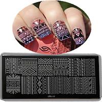 1pcs 126CM Nail Art Stamping Plate With High Quality Backplane Design Colorful Image Nail Tools Les Cool01-05